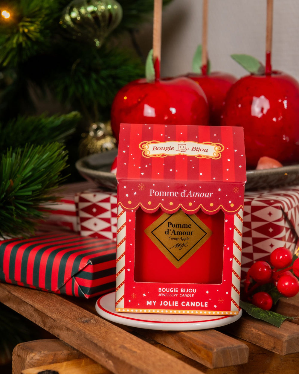 Kandierter Apfel - Pomme d'Amour My Jolie candle - DE