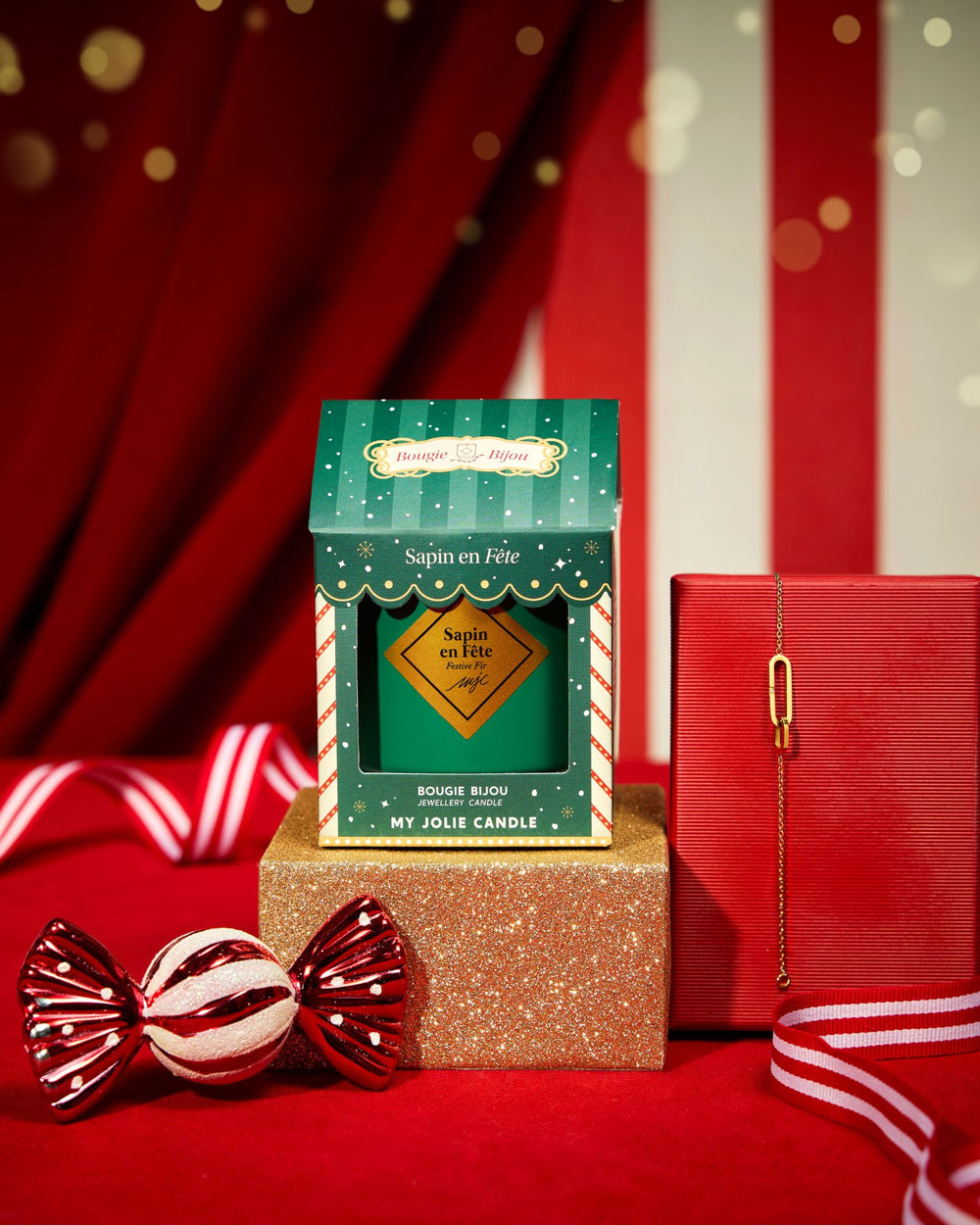 Duftkerze mit Schmuck Sapin en Fête von My Jolie Candle